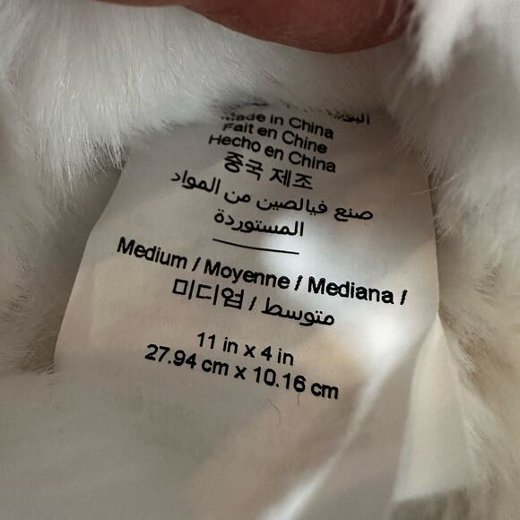 Pottery Barn Slippers National Lampoon Vacation Cat NWOT Size Medium Xmas Lights - Picture 3 of 10